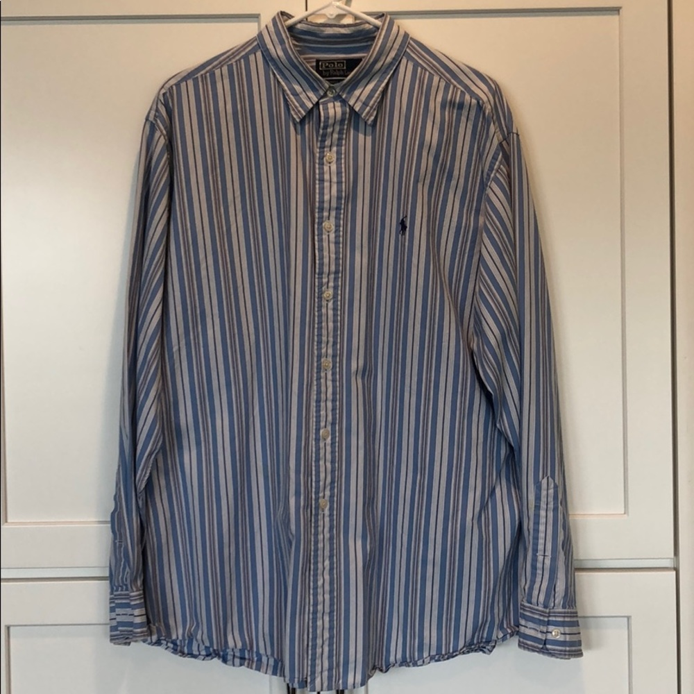 Polo long sleeve shirt size XL.